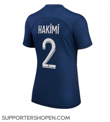 Paris Saint-Germain Achraf Hakimi #2 Hemma Matchtröja Dam 2022-23 Kortärmad